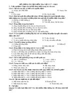 Đề cương ôn tập HK2 môn Vật lí 7 năm 2019-2020 - Trường THCS Phước Nguyên