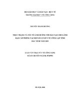 Thực trạng và một số yếu tố ảnh hưởng tới đào tạo cho lãnh đạo cấp phòng tại một số cơ sở y tế công lập tỉnh bắc ninh năm 2019 