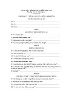 Mẫu phương án phòng cháy và chữa cháy rừng của UBND cấp xã