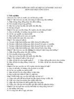 Đề cương ôn tập giữa HK1 môn GDCD 6 năm 2020-2021 - Trường THCS Phước Nguyên