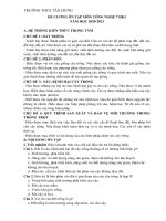 Đề cương ôn tập HK1 môn Công nghệ 7 năm 2020-2021 - Trường THCS Tân Hưng