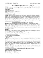 Đề cương ôn tập HK2 môn Ngữ văn 7 năm 2019-2020 - Trường THCS Tân Hưng