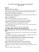 Đề cương ôn tập HK1 môn GDCD 6 năm 2020-2021 - Trường THCS Giá Rai A