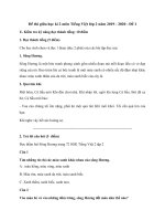 Đề thi giữa kì 2 Tiếng Việt lớp 2