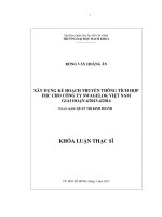 Xây dựng kế hoạch truyền thông tích hợp imc cho công ty swagelok việt nam trong giai đoạn 4 