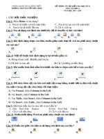 Đề cương ôn tập HK2 môn Tin học 6 năm 2019-2020 - Trường THCS Nguyễn Đức Cảnh