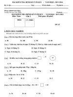 Tải Đề kiểm tra học kì 1 lớp 2 môn Toán, Tiếng Việt trường tiểu học Toàn Thắng năm 2013 - 2014 - Đề thi học kì 1 môn Toán, Tiếng Việt lớp 2