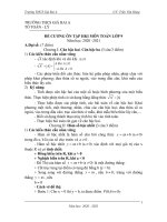 Đề cương ôn tập HK1 môn Toán 9 năm 2020-2021 - Trường THCS Giá Rai A