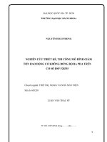 Nghiên cứu thiết kế, thi công mô hình giảm tổn hao động cơ không đồng bộ ba pha trên cơ sở dsp f28335  