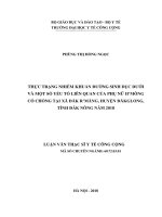 Sự hài lòng của người bệnh đến khám, chữa bệnh ngoại trú và một số yếu tố ảnh hưởng tại khoa khám bệnh, bệnh viện trường đại học tây nguyên năm 2018 
