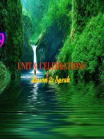 ENGLISH 9 P 47 UNIT 8 SPEAK