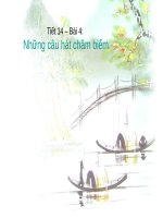 Tiet 14 nhung cau hat cham biemppt 
