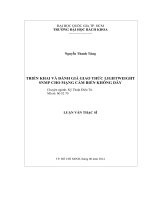 Triển khai và đánh giá giao thức lightweight snmp cho mạng cảm biến không dây  