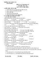 Đề cương ôn tập HK1 môn Công nghệ 9 năm 2020-2021 - Trường THCS Ngọc Lâm