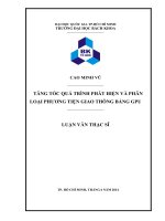 Tăng tốc quá trình phát hiện và phân loại phương tiện giao thông bằng gpu  