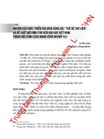 Nghiên cứu phát triển của Web cùng các 