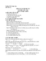 Đề cương ôn tập HK1 môn Tin học 7 năm 2020-2021 - Trường THCS Ngọc Lâm