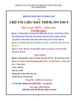 4 bộ ôn THI, dạy THÊM văn 9 