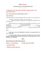 ôn tập khối 7 nhiều môn lần 2  thcs nguyễn văn quỳ