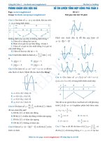 Tổng ôn công phá toán 3 đề số 1 