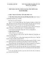 chương trình giáo dục phổ thông 2018  tập huấn cbgv phủ lý