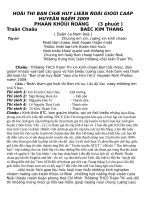 Phan khoi dong thi BCH doi 