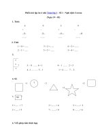 Tải Phiếu bài tập ôn ở nhà Toán lớp 1 - Số 1 - Nghỉ dịch Corona (Ngày 19 - 02) - Bài ôn tập ở nhà môn Toán lớp 1