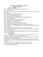 Đề cương ôn tập cuối Hk1 môn địa lý năm học 2020 - 2021