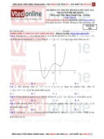 SỐ điểm cực TRỊ của hàm số CHỨA dấu GIÁ TRỊ TUYỆT đối (đề số 02) 