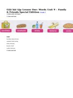 Tải Giải bài tập Family and Friends lớp 2 Unit 9: Lesson one - Giải bài tập Tiếng Anh lớp 2 Unit 9: Lunchtime!