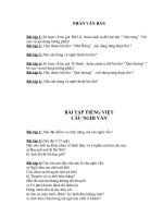 Nội dung ôn tập Ngữ văn 8