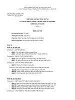 Lịch sử _ Nội dung và cấu trúc đề thi Olympic tháng 4 _ 2016