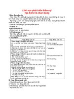 giao an tao hinh ve chum bong