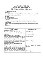 Đề Tài Dạy Hát Tạm biệt búp bê