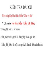 Bài giảng Tin học 8