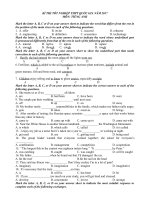 Tải Đề thi thử THPT Quốc gia năm 2017 môn Tiếng Anh trường THPT Chu Văn An, Yên Bái CÓ ĐÁP ÁN (4) - Thư viện Đề thi THPT Quốc gia môn Tiếng Anh năm 2017