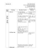 giáo án chủ đề lễ hội và mùa xuân