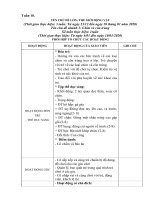 Giáo án phụ tuần 18