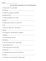 Bài tập câu trần thuật nâng cao lớp 8 hay nhất