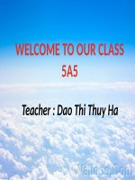 Bài giảng điện tử lớp 1