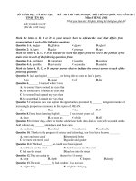 Tải Đề thi thử THPT Quốc gia năm 2017 môn Tiếng Anh trường THPT Hồng Quang, Yên Bái CÓ ĐÁP ÁN (2) - Đề thi thử THPT Quốc gia năm 2017 môn Tiếng Anh có đáp án