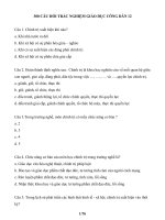 300 câu trắc nghiệm GDCD - Có đáp án