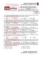 ĐỀ THI ONLINE   bài TOÁN THỰC tế LOGARIT 