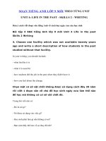 Tải Choose one facility which was not available twenty years ago and write a short description - Tiếng Anh 9 Unit 4 Skills 2 Writing| Giải Unit 4 SGK tiếng Anh lớp 9 mới