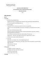 Sinh học _ Nội dung và cấu trúc đề thi Olympic tháng 4 _ 2017