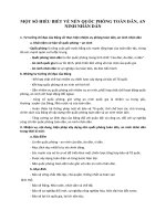 Một số hiểu biết về nền quốc phòng toàn dân, an ninh nhân dân - Tân Triệu Văn