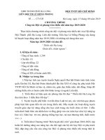 Chương trình công tác đội năm 2019  