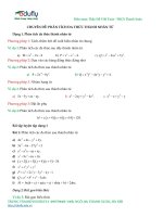 Chuyên đề phân tích đa thức thành nhân tử nâng cao lớp 8