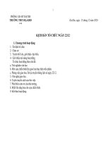 kịch bản dẫn chương trình giao lưu CCB 