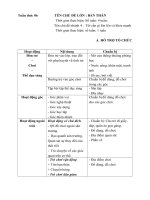 KHPH tuần 06 (NH 2018-2019)- Tôi cần gì lớn lên và khỏe mạnh